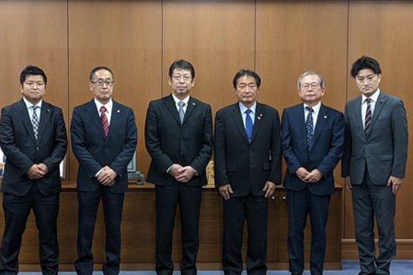 久留米市　原口新五市長を表敬訪問